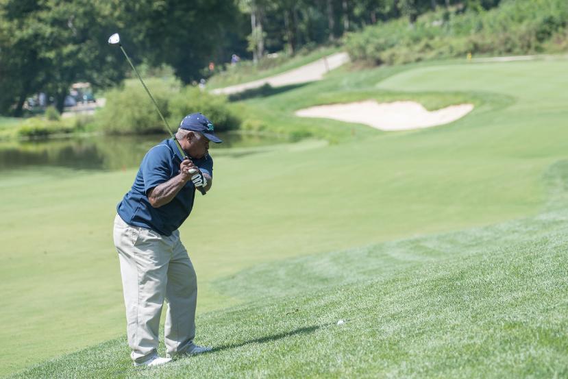 Sponsors and College community participate in Scholarship Golf Tournament