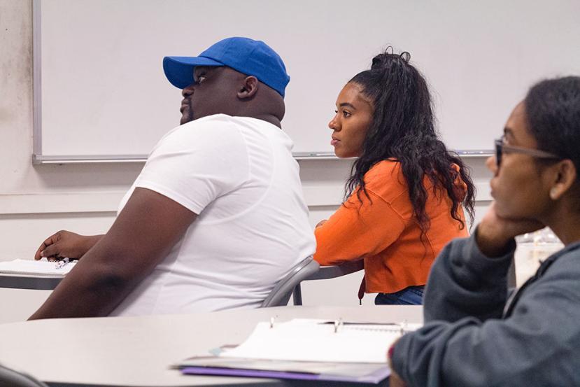 Students learning in classroom