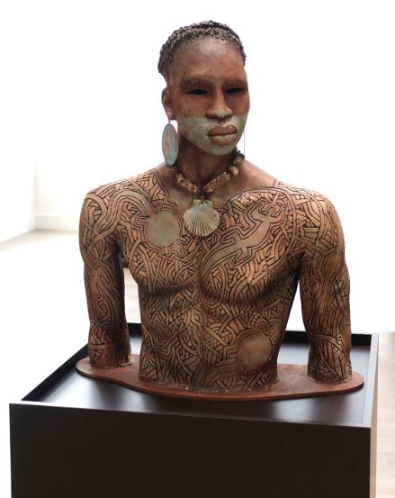 Woodrow Nash-Male Warrior-Ceramic Mixed