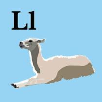 2nd Place Award - Aaliyah Key - Llama Alphabet Page