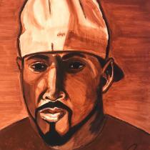 Reginald Pickett - Self Portrait - Acrylic