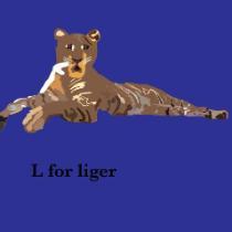  Leon Okojie - L is for Liger Alphabet