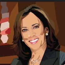 1st Place | Alyza Jane Pacheco | Kamala Harris Stamp