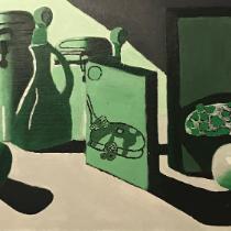 Lorraine Dixon | Monochrome Acrylic Still Life