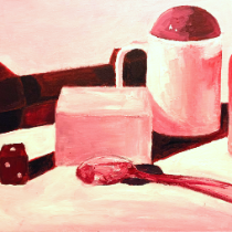 Esmeralda Tepetate - Monochromatic Geometric Still Life